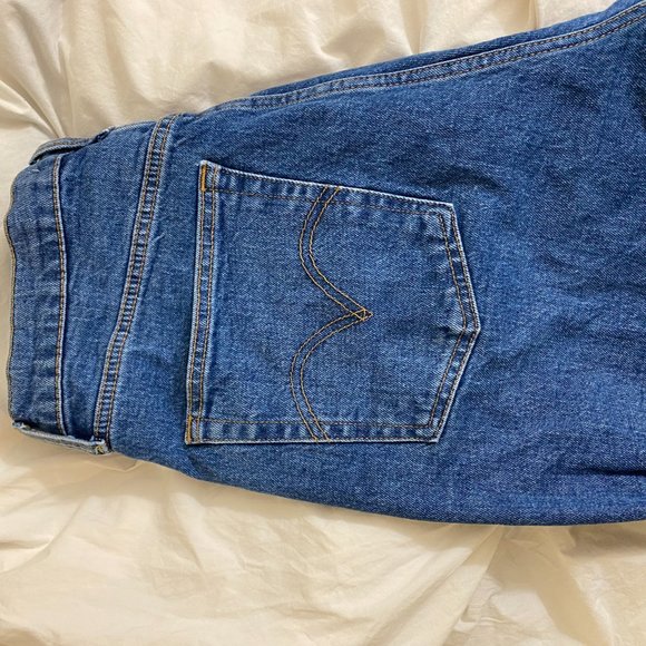 NWOT Women's Levi Ribcage Straight Leg Jeans - 32W 29L - Georgie - Picture 8 of 13